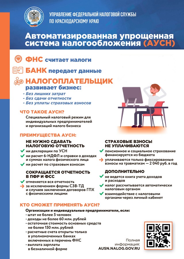 На территории Краснодарского края с 1 января 2025 года вводится специальный налоговый режим – АвтоУСН